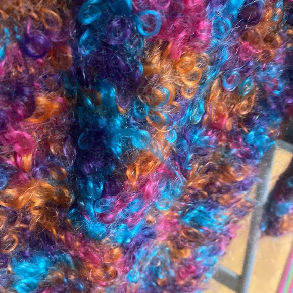 Vintage original express hand, knitted, oversized, sweater, size small - Picture 4 of 4